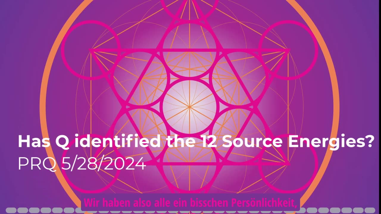 Hat Q die 12 Quellenenergien identifiziert?