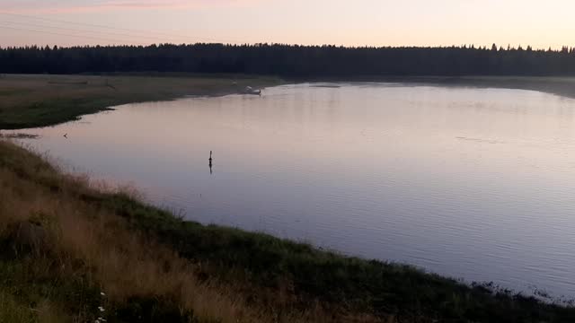 Beautiful picture over the river