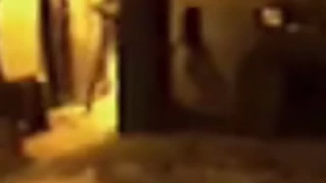 Footage of an alien humanoid was captured