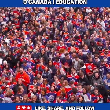 Oilers Fans Sing The Correct Way Of Singing O'Canada
