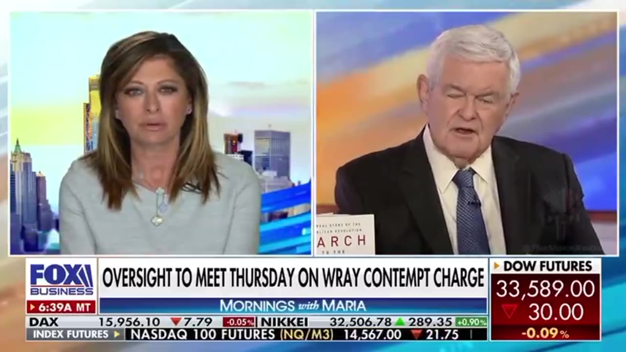 Maria Bartiromo interviews Newt Gingrich as he delivers truth bombs...