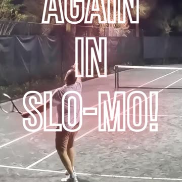 OUTSTANDING BACKHAND DROP VOLLEY!