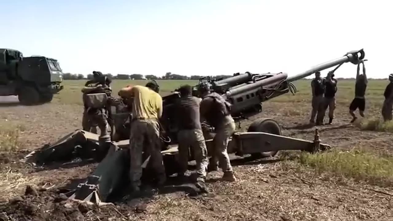 HOWITZER in Ukraine. JUST 90 seconds to get out... CashBack!