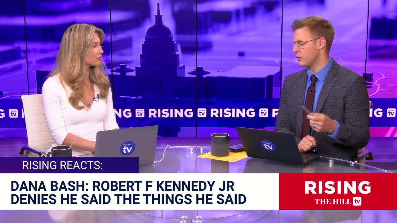 RFK JR's Comments MISREPRESENTED By CNN's Dana Bash; Rising Reacts