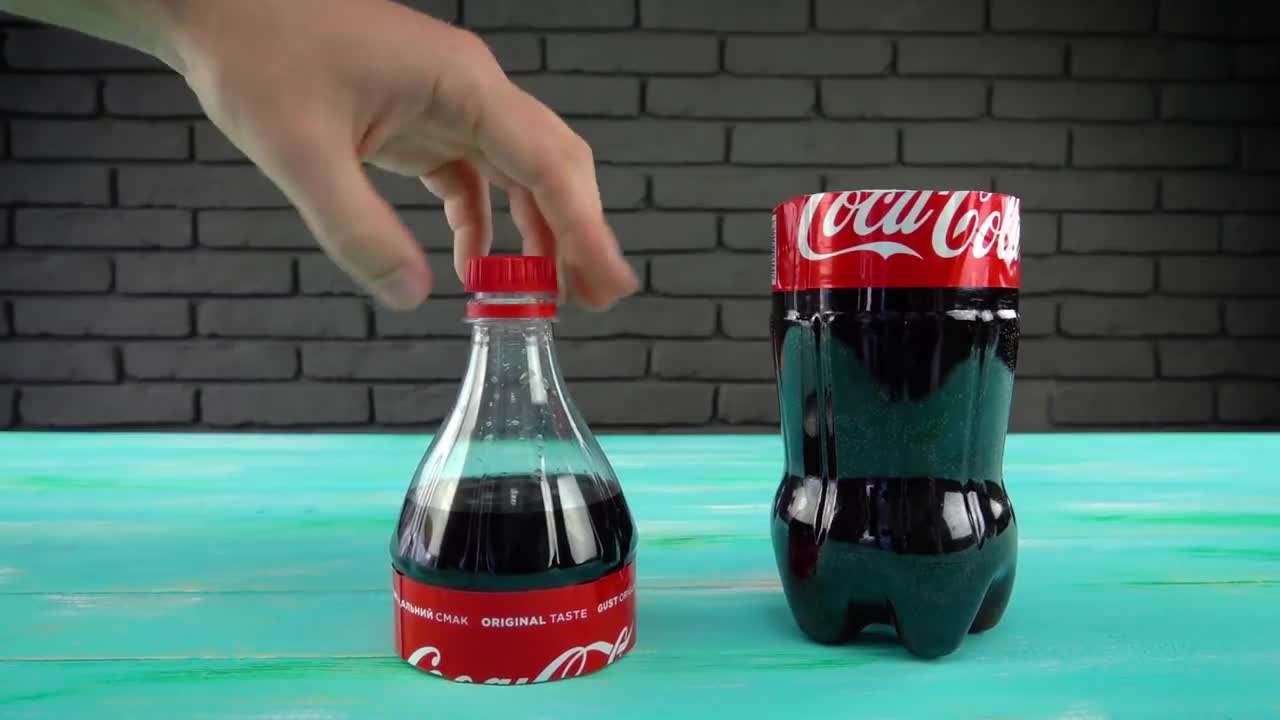 How to Cut Coca Cola Without Spilling it