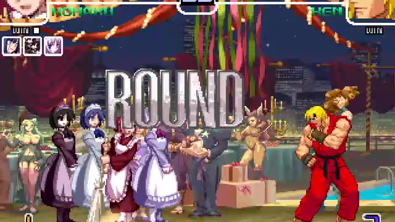 Hisui, Kohaku, Mech Hisui, and the fleet (Me) vs Ken