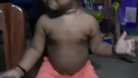 Child standing video