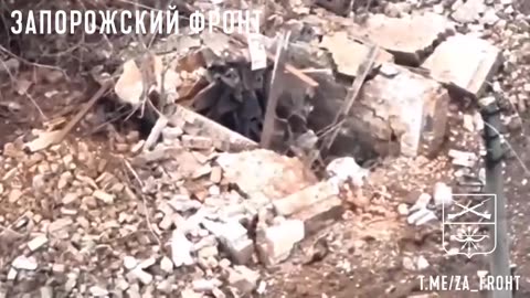 Russian Tank Hitting Ukrainian's Manpower