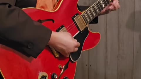 Trent Page's Gibson es345 guitar.