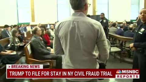 Trump to file for a stay in New York civil fraud trial-