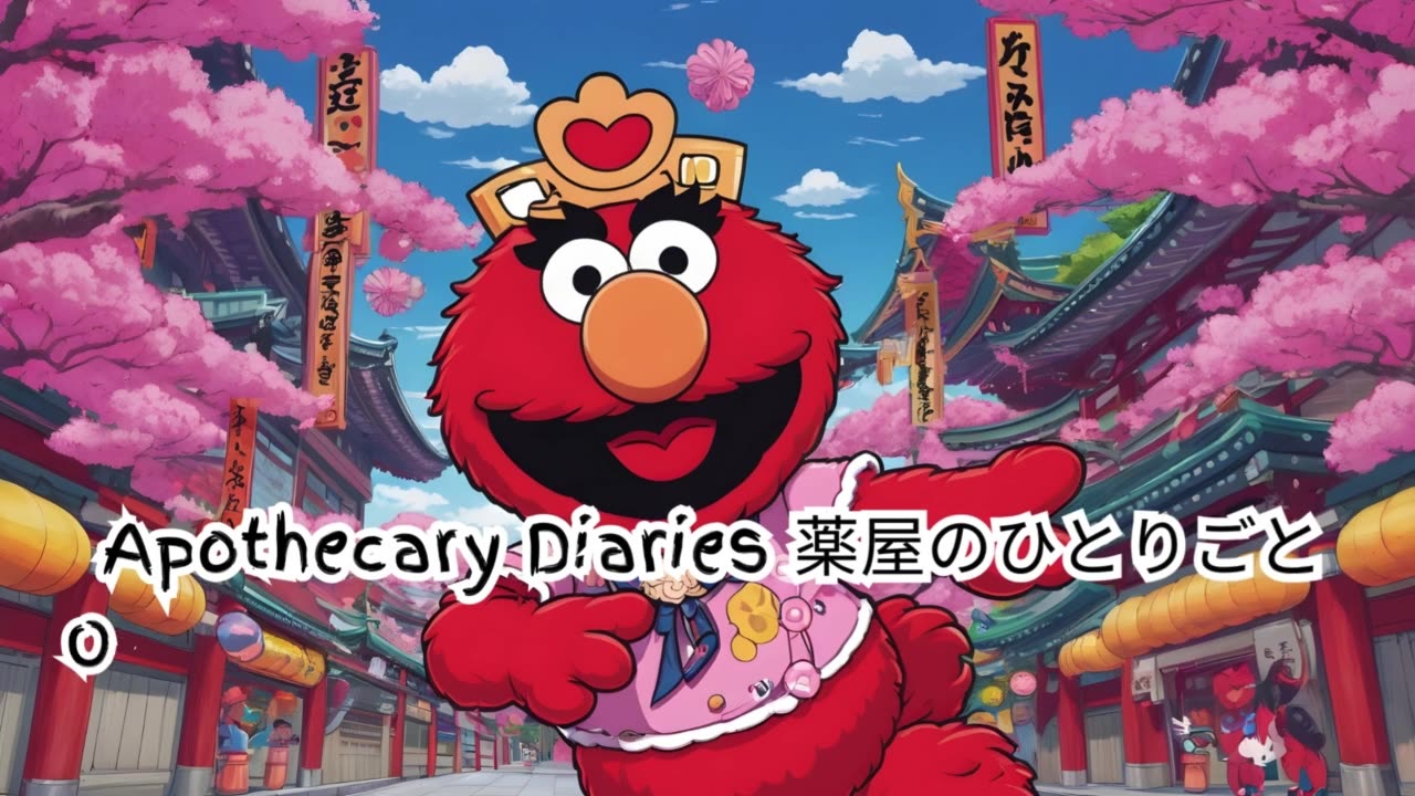 [Elmo sings/AI Cover] Apothecary Diaries Opening Ryokuoushoku Shakai - Be a flower/Hana ni Natte