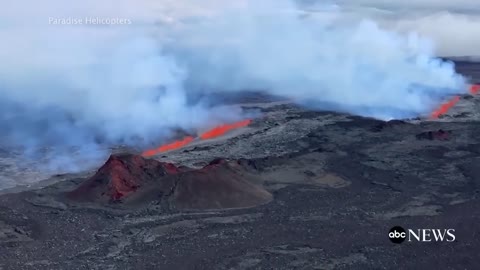 2 new lava flows in Hawaii’s Mauna Loa