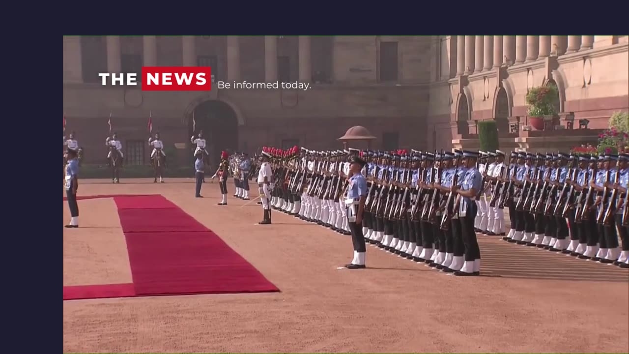 PM Modi and PM Albanese of Australia at Rashtrapati Bhavan