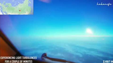 Boeing 777 timelapse - solar hotspot over flat earth