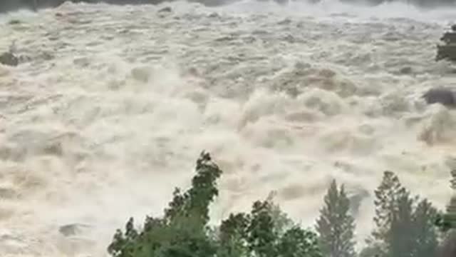 New South Wales flood Waiyangara Dam