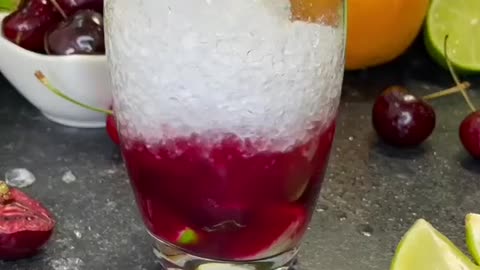 Summer Cherry Mojito Mocktail 🍒