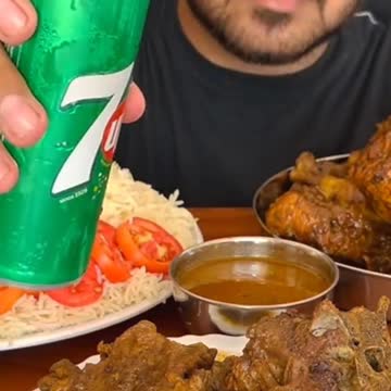 😋👌Street Food Mutton Beef & 7Up Heavy Eating.