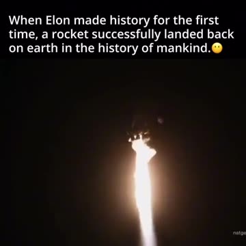 Elon Musk Watches Rocket Land Back on Earth for First Time in History