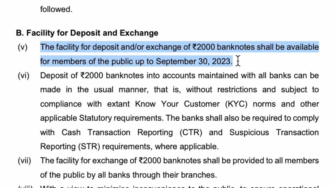 Alert ! 2000 rupee note banned in India. You must change before …#rbi #2000rupeesnoteban #finance