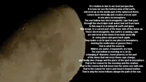 Plasma moon rotation