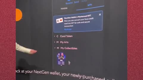 Mastercard teaching how to buy an NFT 📈