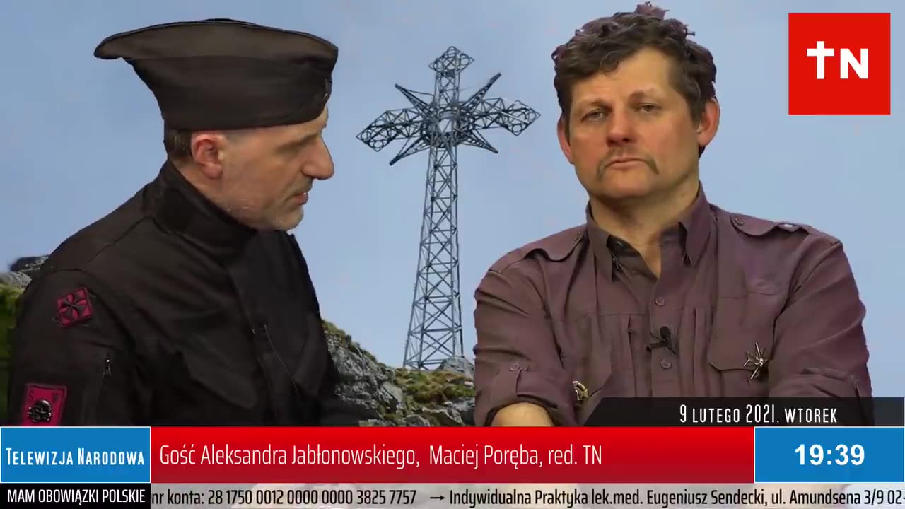 Aleksander Jabłonowski i jego gość Maciej Poręba - Wojtek przeprowadza wywiad.
