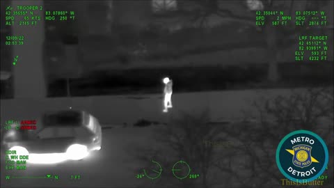 Trooper 2 assist Michigan State Police to arrest a suspect who fled from a traffic stop