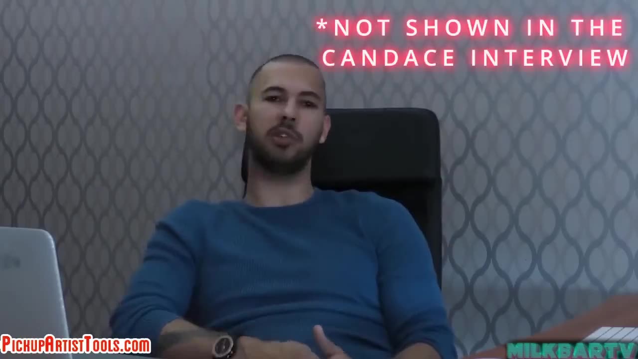 Andrew Tate continues to straight up lie & gaslight with the help of Candace Owens