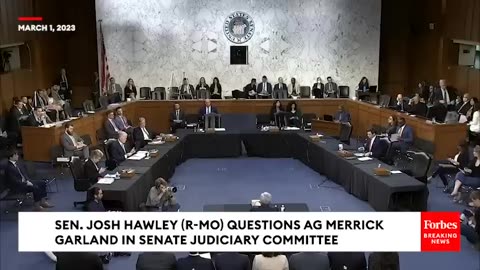 'Does Your Department Have A Problem With Anti-Catholic Bias-'- Hawley Laces Into Merrick Garland