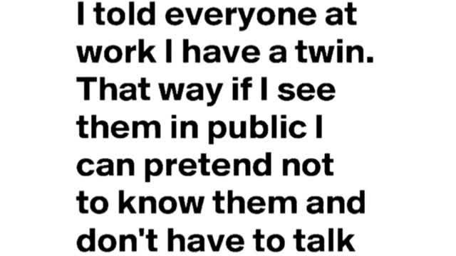 When you don't want to see your coworkers in public 🤣