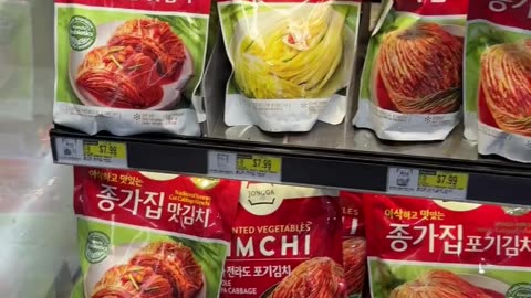 Groceries at H-Mart