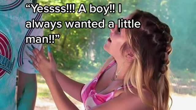 "Yessss!!! A boy!!always wanted a little