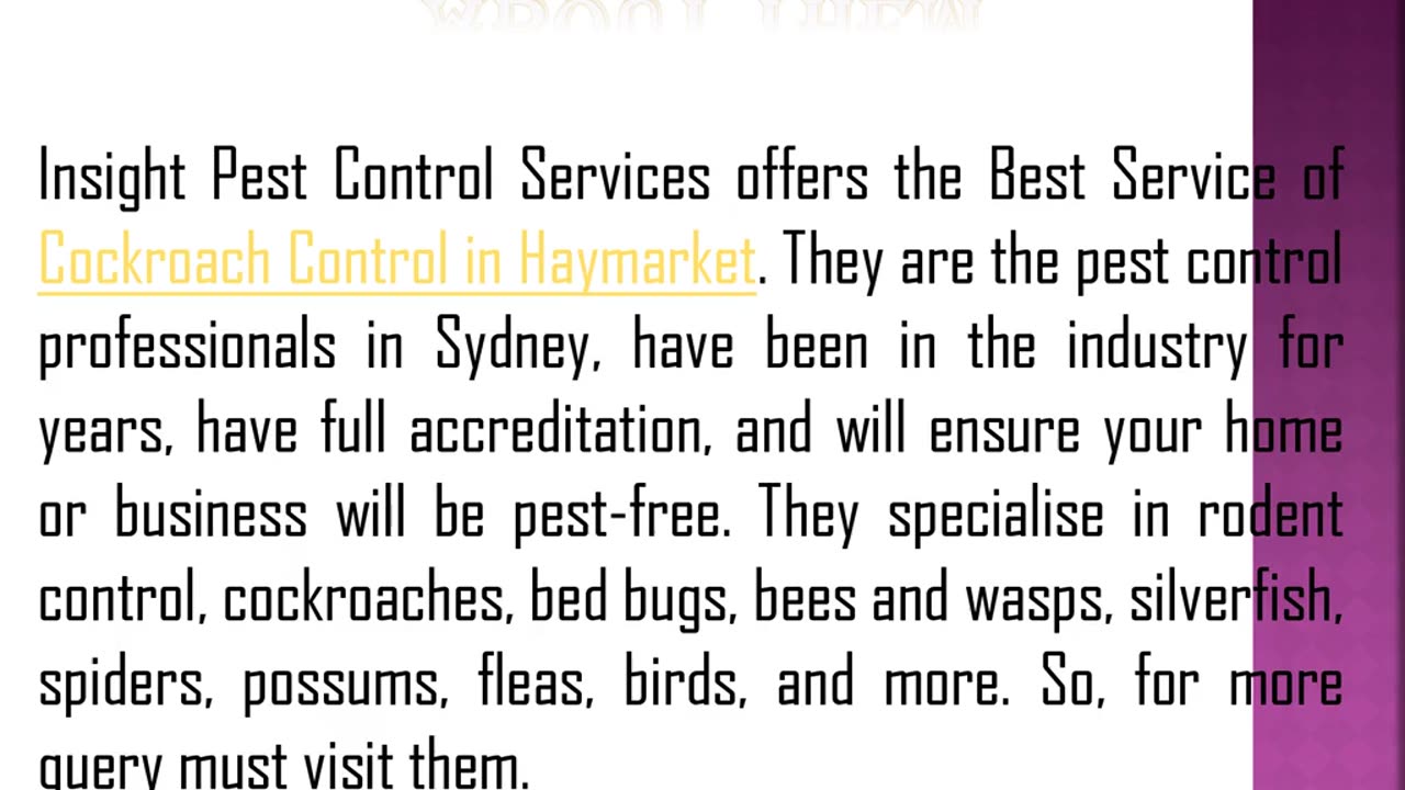 Best Pest Services in Haymarket