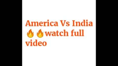 India vs america