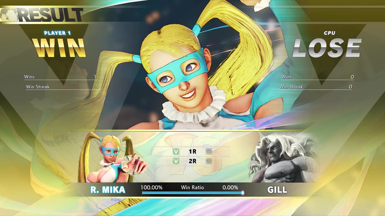 29.R. Mika vs Gill (Hardest AI) - Street Fighter V