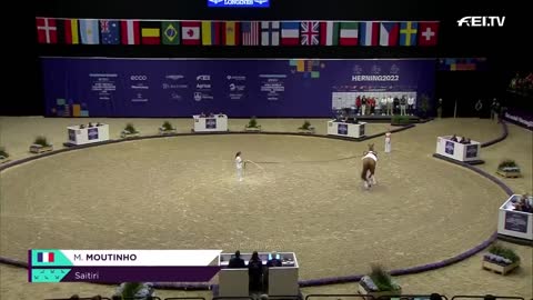 Manon Moutinho is the new WORLD CHAMPION | ECCO FEI World Championships 2022