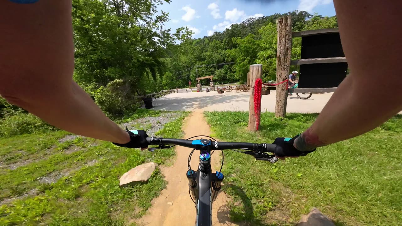 Lady Bird The Best Flow? Western North Carolina MTB WNC Canton Chestnut Mountain Berm Oark