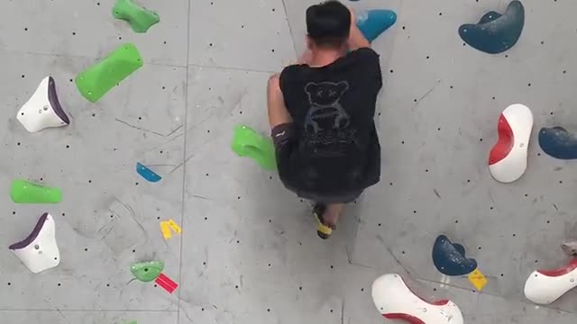 Shougang Extreme Park - the first time to climb here, it is low difficulty, nearly 30 pieces have be
