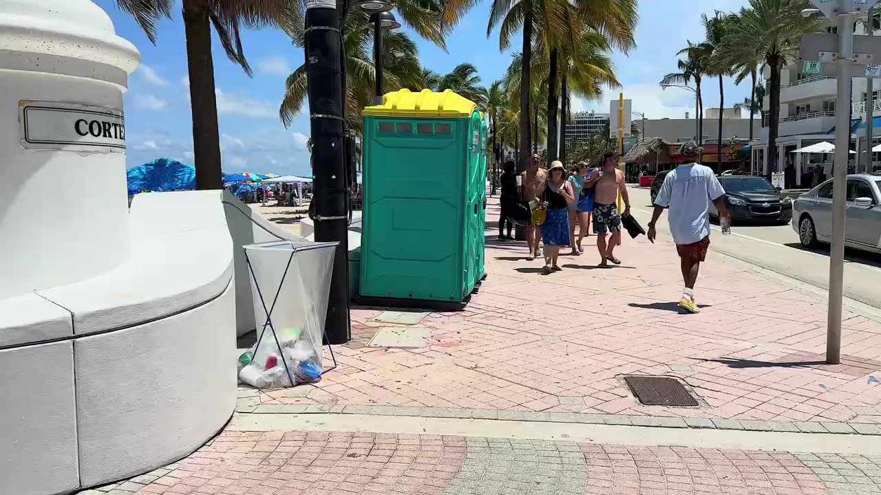 4K WALK | Fort Lauderdale Beach USA πΊπ² = 4K VIDEO HDR !!