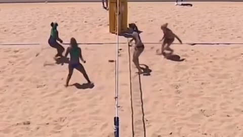 Even if you don't like volleyball, you have to watch this point