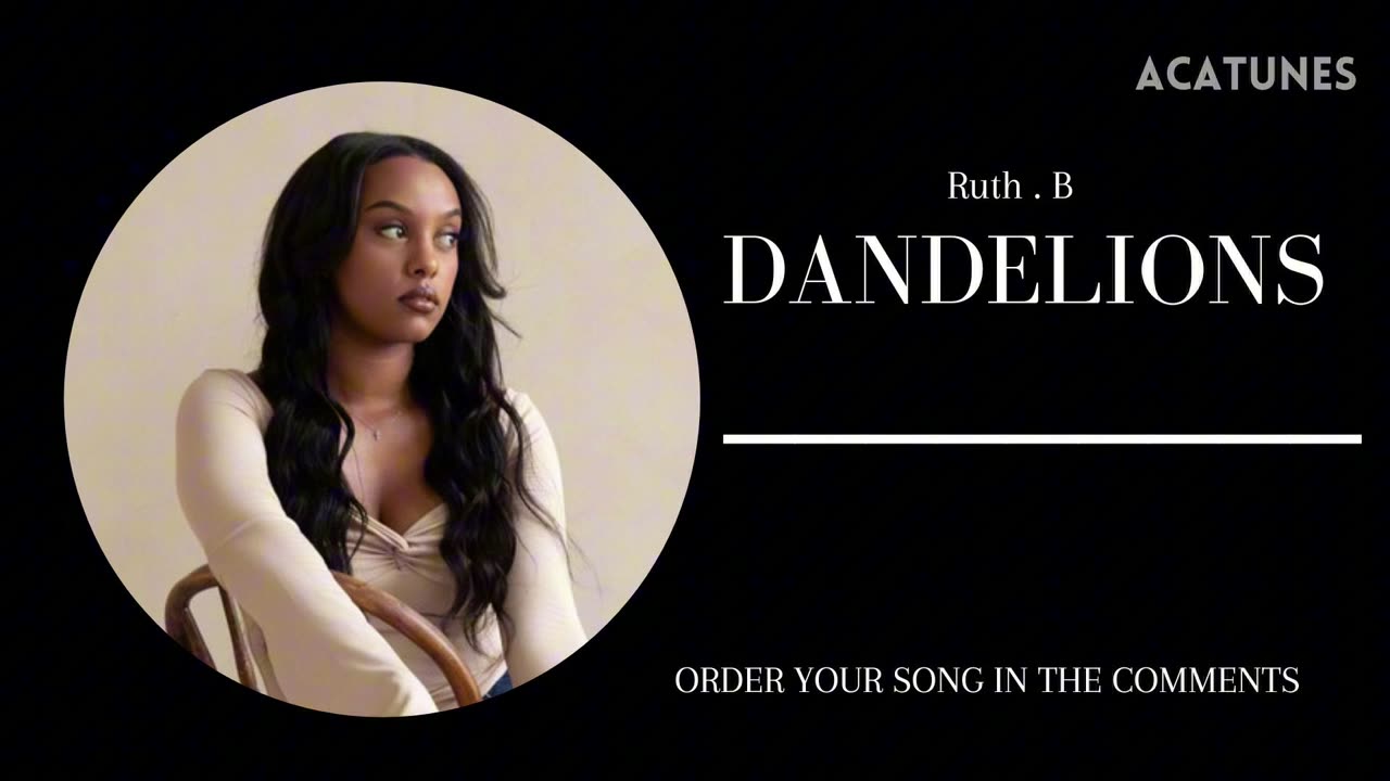 Ruth B Music Vocals- DANDELIONS Vocals