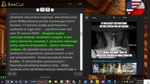 10.06.2023 r 🔴„ Ciemny dzień Ameryka” Bidena masowego mordu na Ukraińcach🔴