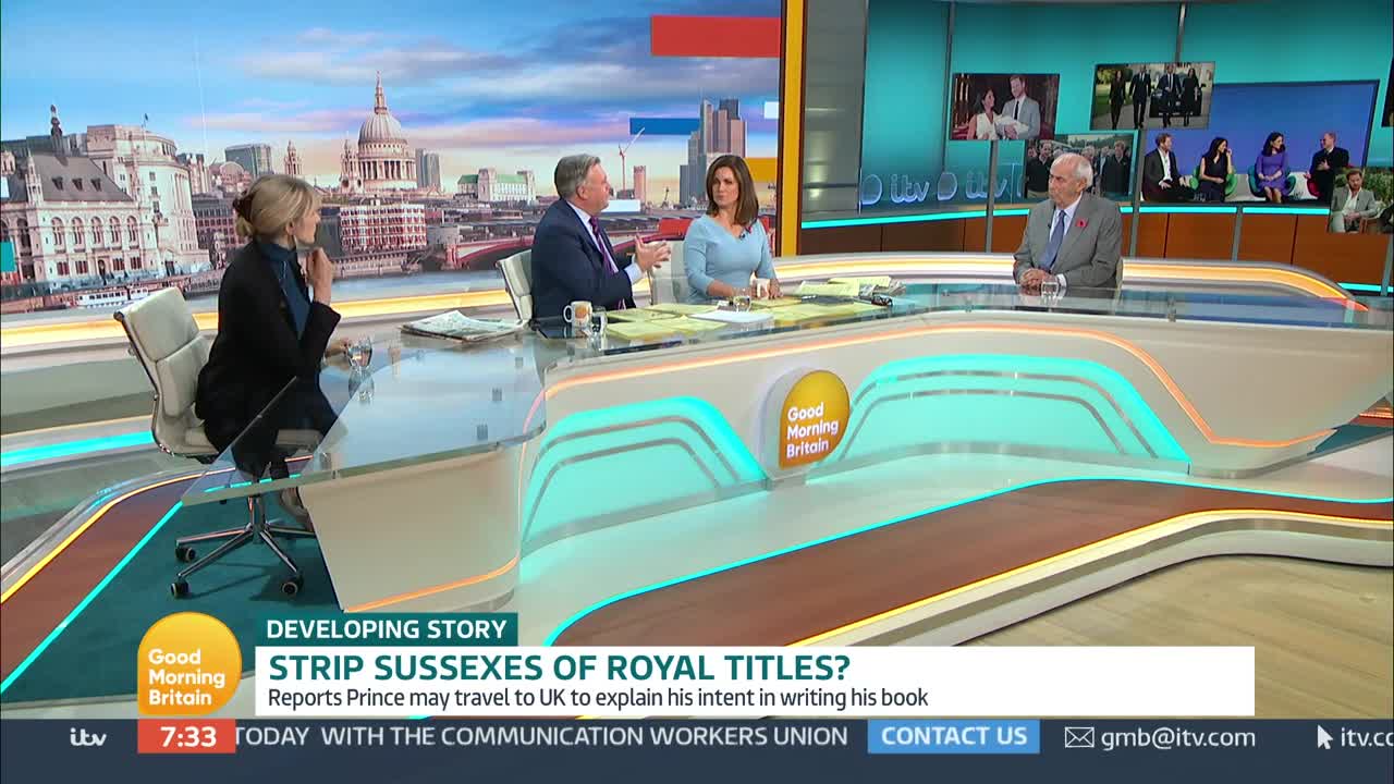 Should We Strip The Sussexes Of Royal Titles? | Good Morning Britain