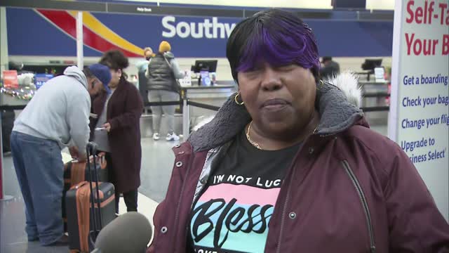 Southwest passenger asked if she is scared to check her bag, says 'hell yeah'