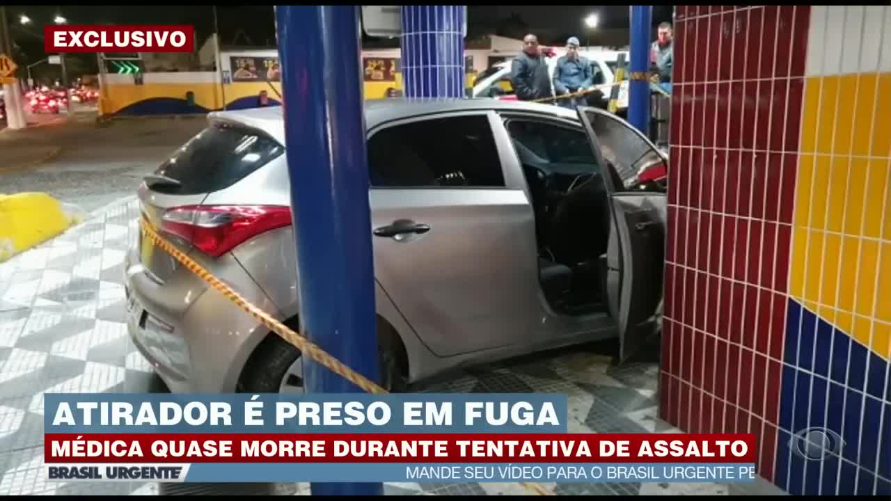 Atirador que quase matou médica é preso