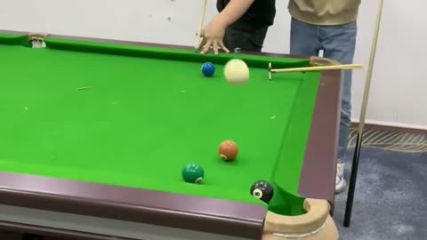 funny amazing skills billiard