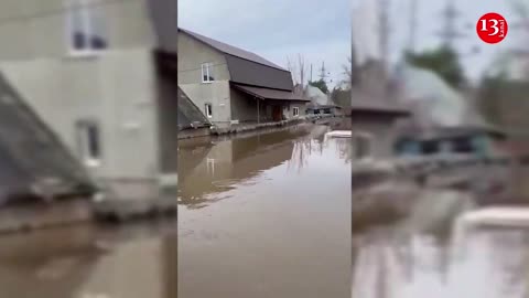 Alarm in Orenburg city of Russia: Water level is a critical level