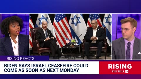 WATCH: Biden MUNCHES ICE CREAM WhileTelling Press Israel-Hamas CEASEFIRE Could Come MONDAY