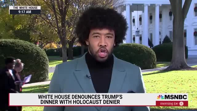 White House Denounces Trump's Dinner With Holocaust Denier