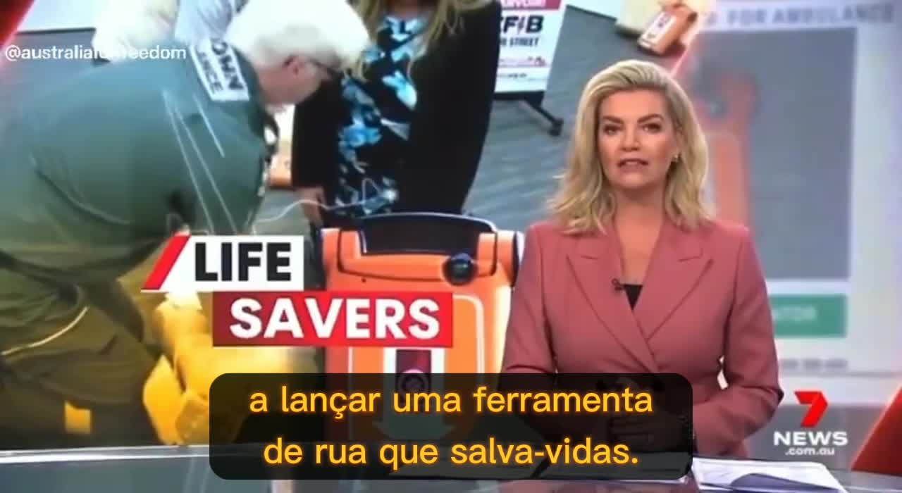 ⚠️Austrália normaliza desfibriladores em todos os locais⚠️